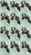 Zodiac Beaded Clip Keychain