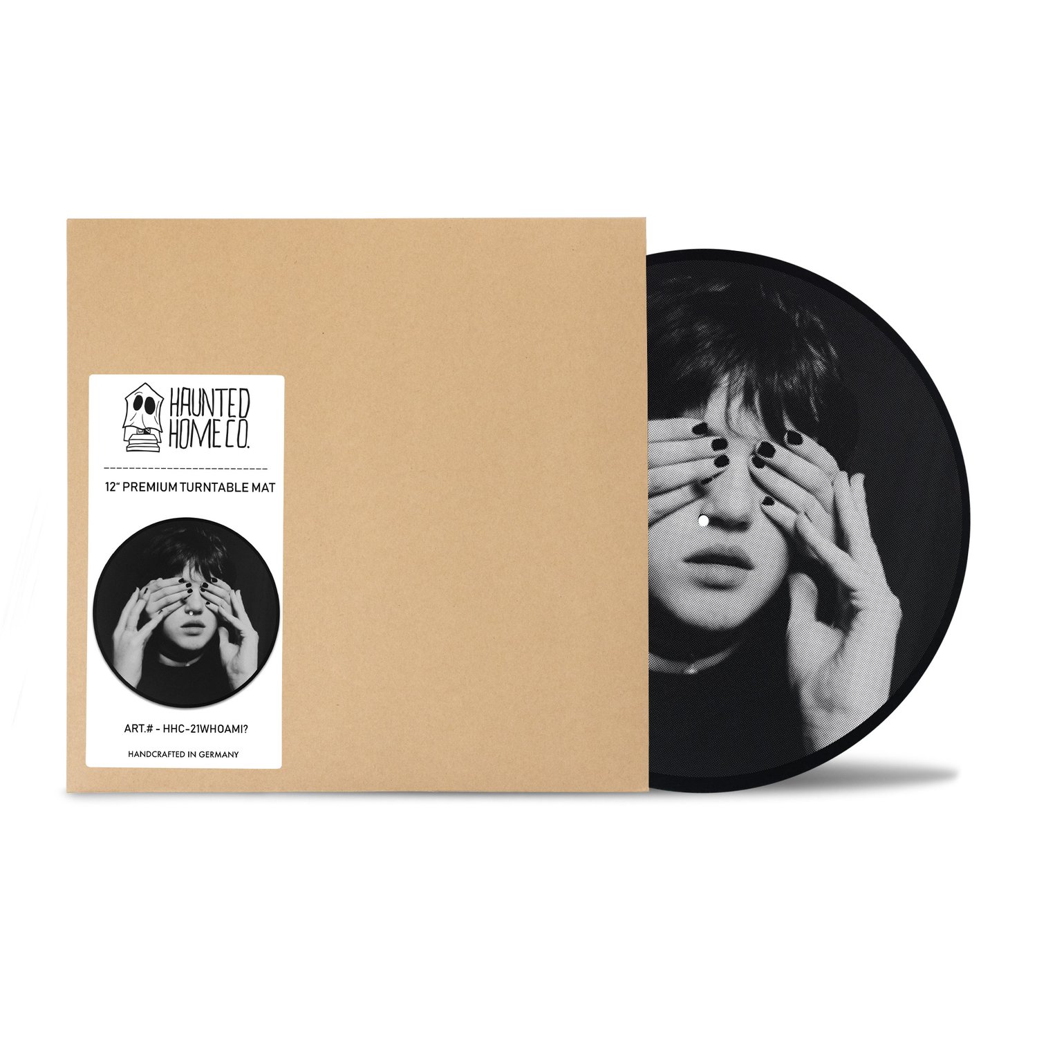 Image of Turntable Mat 12" - "Who Am I"