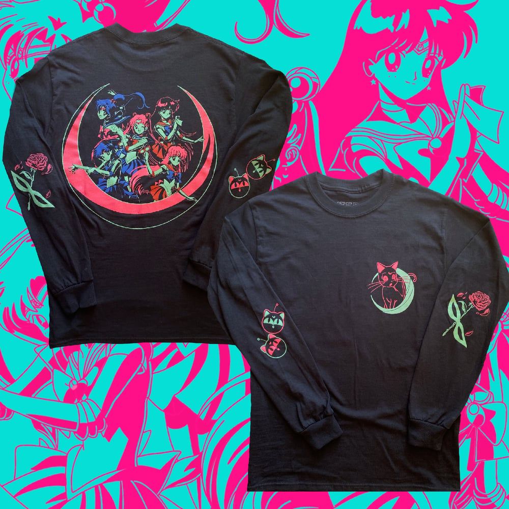 Sailor Scouts Long Sleeve Tee