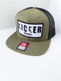 Trucker Flat Bill Kicker Tactical Green