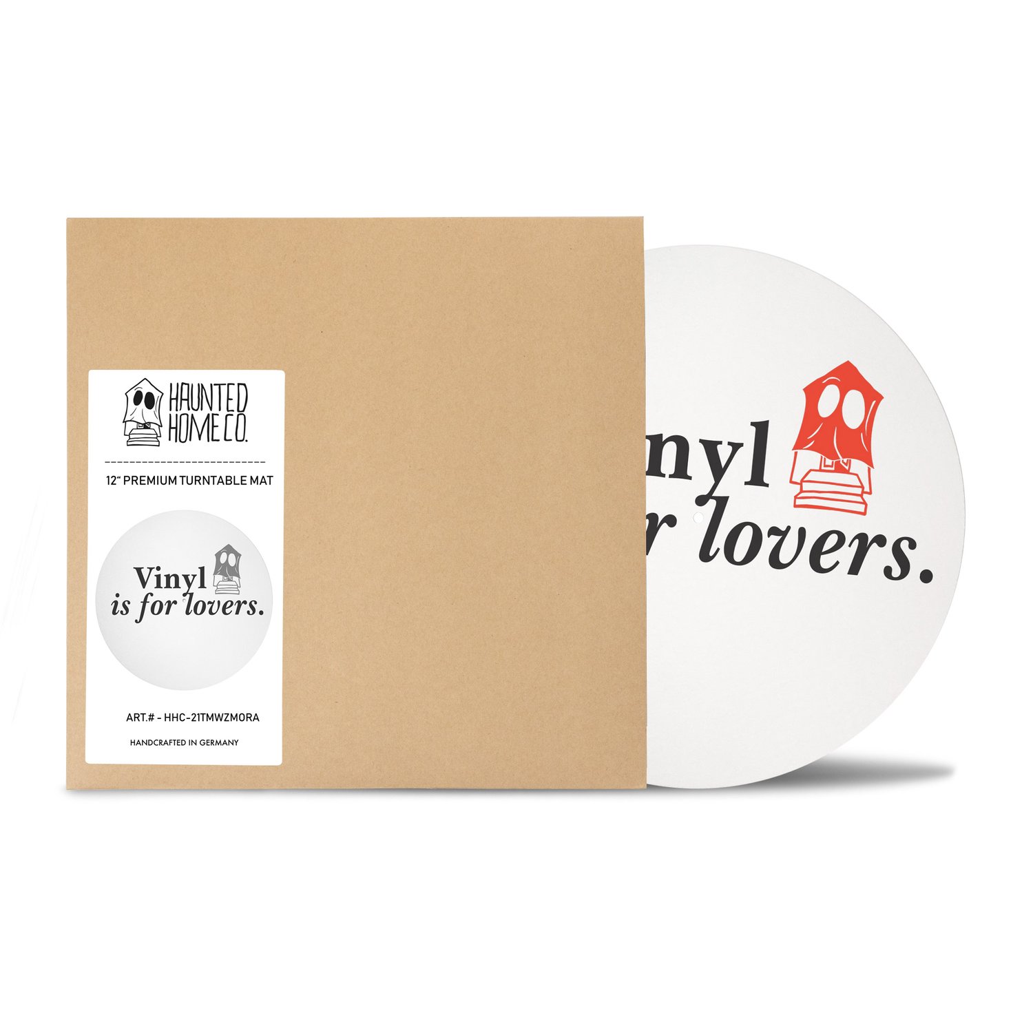 Image of Turntable Mat 12" - "Vinyl is for Lovers"