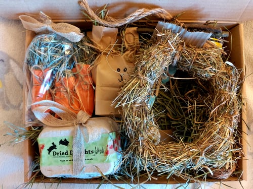 Image of Meadow hay ring with branch bunch