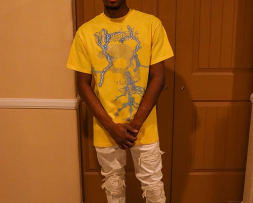 Image of Untouchable Lifestyle Yellow Lightning Tee