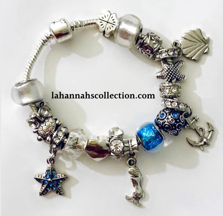 Image of “Under The Sea” Silver Pandora Inspired Bracelet