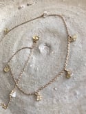 Petite Opal Chips on Dainty Chain Necklace 