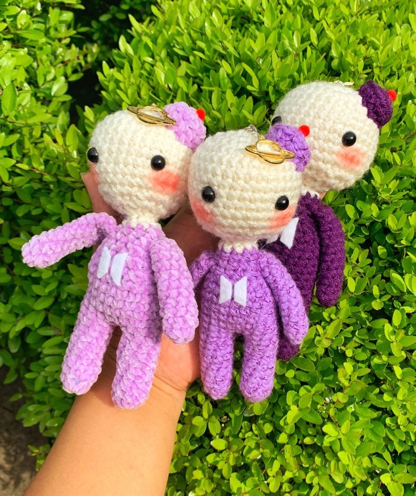 Purple AB Buddy doll 
