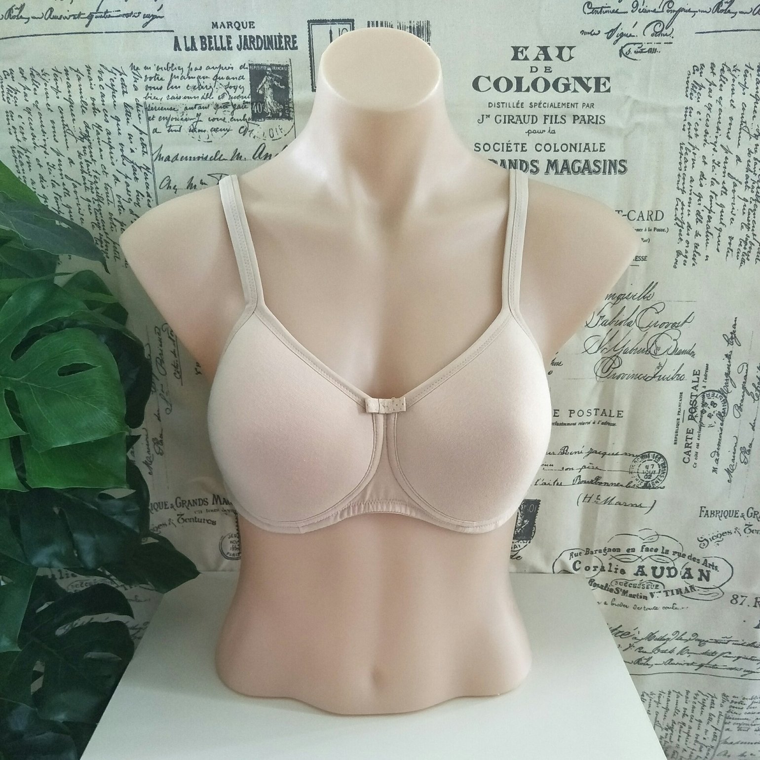 Image of Amoena 44673 Lara Cotton Bra in Natural