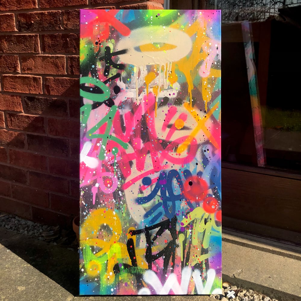 Image of '3 Shots' - Original artwork on canvas