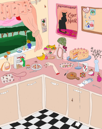 Someone else's kitchen ART PRINT
