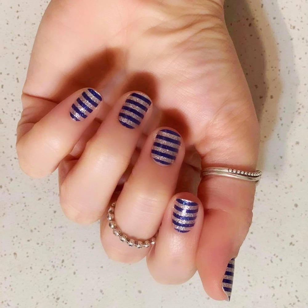 Varsity Blue Nail Polish Strip