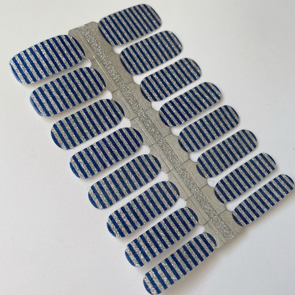 Varsity Blue Nail Polish Strip