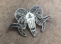 Image 2 of The Leviathan Ram Enamel Pin