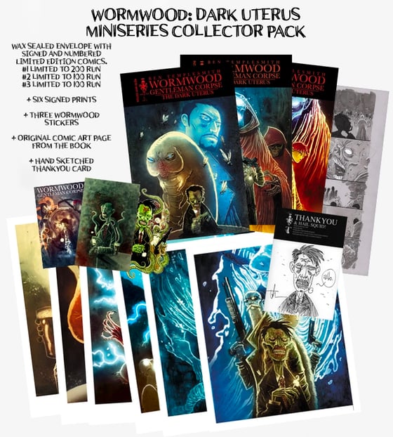 Image of WORMWOOD GENTLEMAN CORPSE: THE DARK UTERUS COLLECTORS PACK