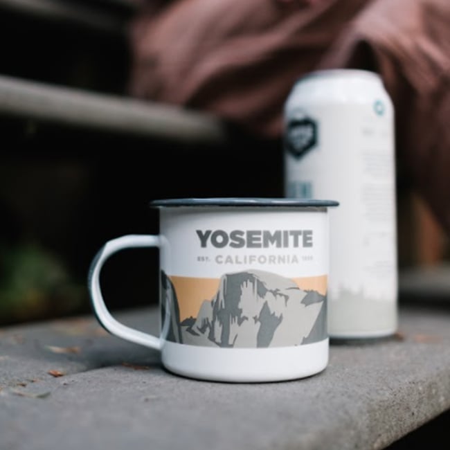 Yosemite National Park Enamel Mug