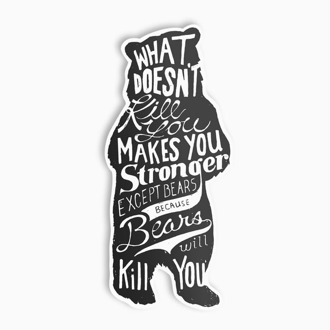 Bear Sticker