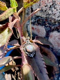 Image 2 of Mexican Opal in silver pendant 