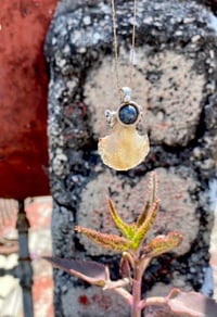 Image 1 of Desert flint Sodalite pendant 