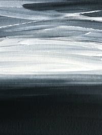 Image 2 of Monochrome Dawn 30x40 cm acrylic on canvas board