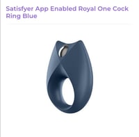 Satisfyer App Enabled Royal One Cock Ring Blue