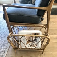 Image 3 of Porte revue rotin vintage