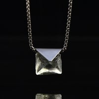 Image 2 of GROUNDING FORCE #2 necklace //  Green Fluorite crystal