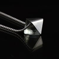 Image 3 of GROUNDING FORCE #2 necklace //  Green Fluorite crystal