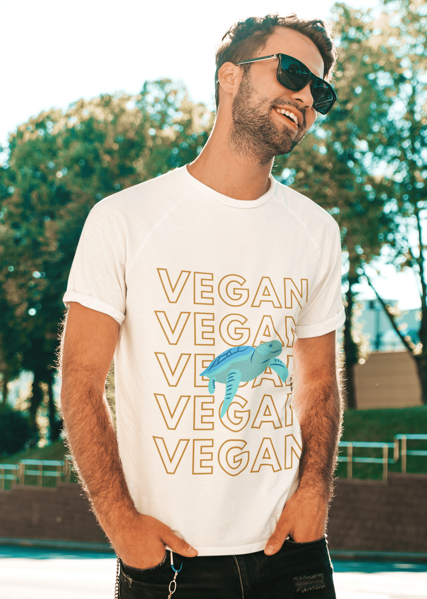 Image of Men’s vegan T-shirt 