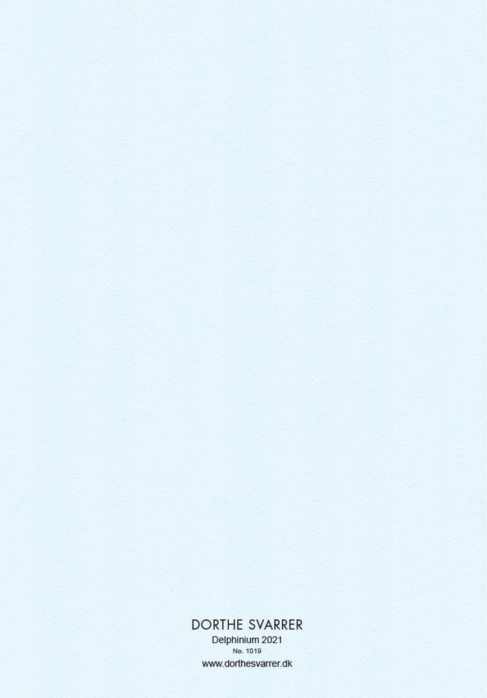 Image of 5 Notecards folded Delphinium No. 1019