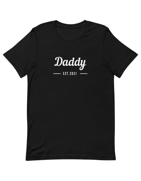 Image of Daddy T-shirt est in 2021 | Father’s Day gift | Father’s Day tshirt |