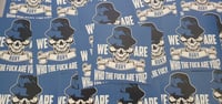 Image 1 of Pack of 25 8x8cm We are Bury Football/Ultras Stickers
