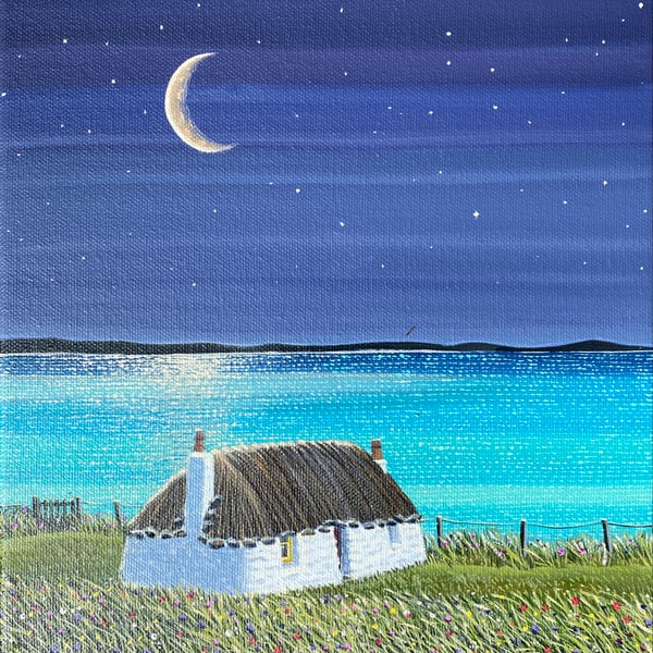 Image of Uist moonlit giclee print