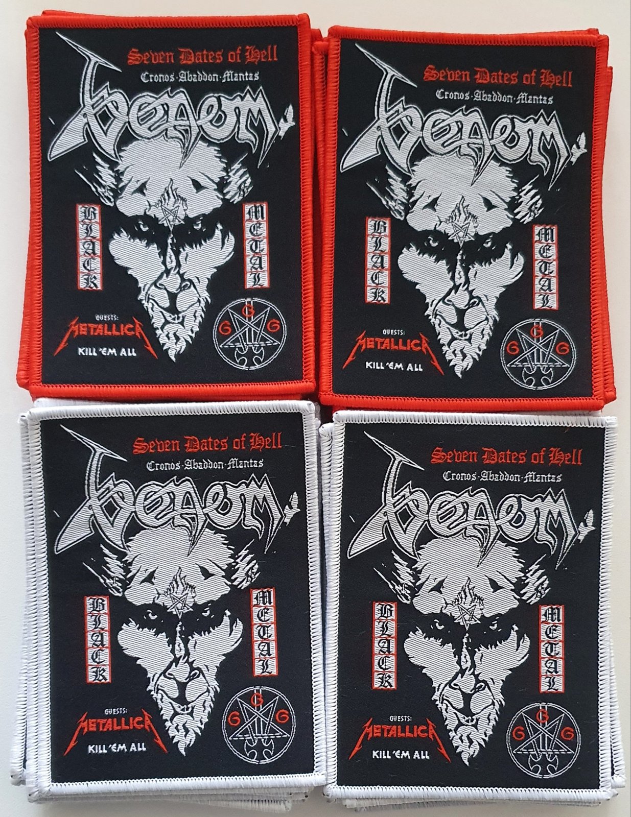 Venom-Seven Dates of Hell Patch | Tyrannizer Productions