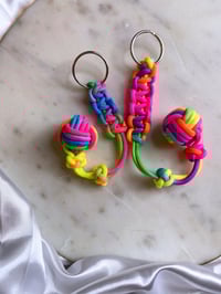 Rainbow Monkeyfist Keychain