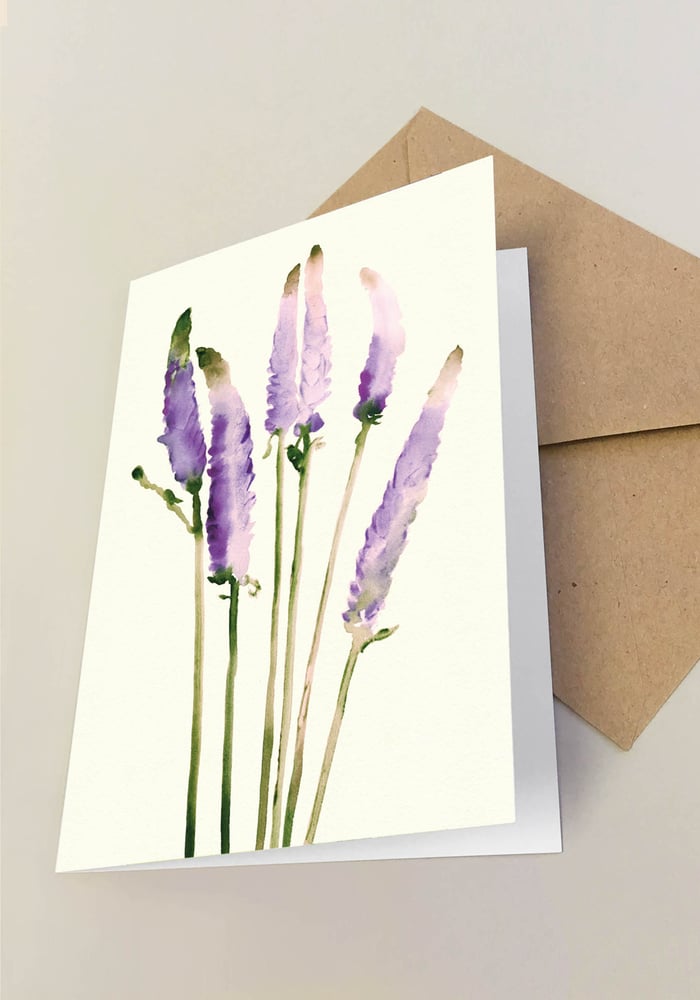 Image of 5 Notecards -Folded- Veronica No. 1012