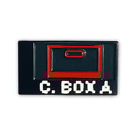 Image 1 of Metal Gear Box Item Card - Enamel Pin