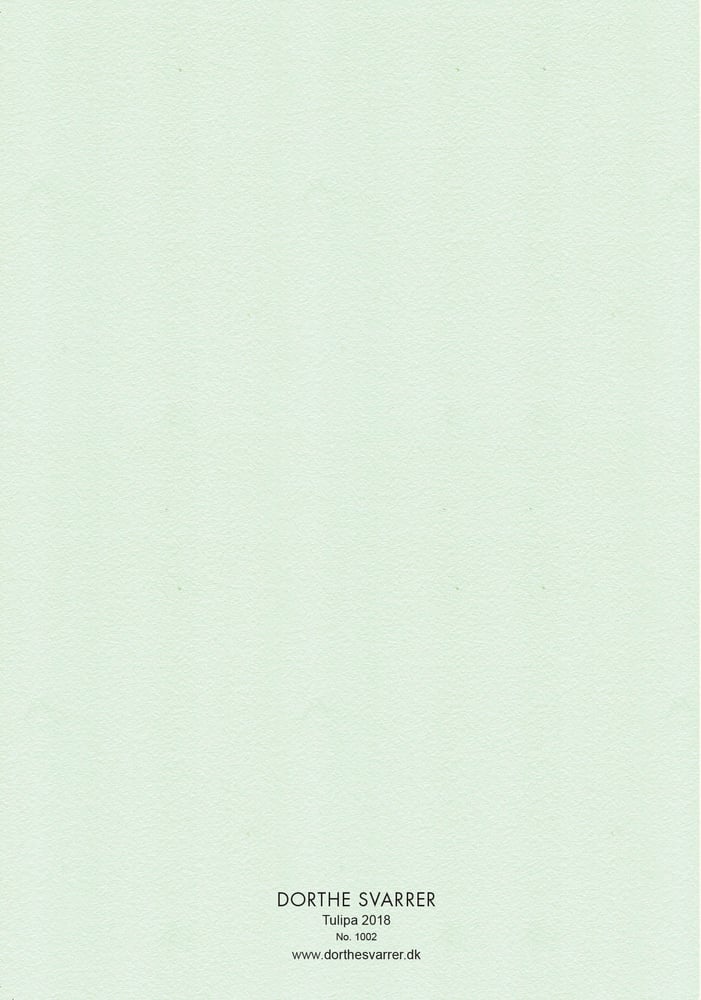 Image of 5 Notecards folded Tulipa No. 1002