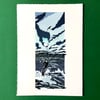 Wave Project Cloud Dreams - limited edition surfer screen print 
