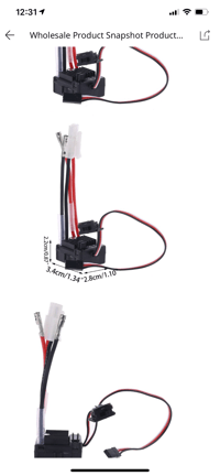Image 4 of 1060 Brushed ESC 60A 2-3S LiPo Waterproof Electric Speed Controller