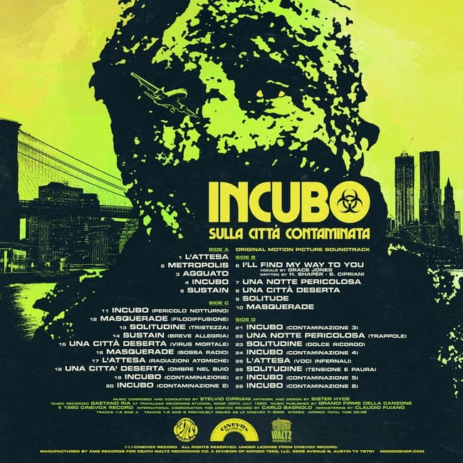 Nightmare City - Original Soundtrack 2xLP