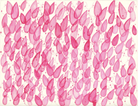 Image 1 of Monochrome Pink Allover Snoopies Giclee Print