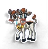 Two headed cow patch 