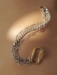 Image 2 of BOUND BRACELET - triple chain
