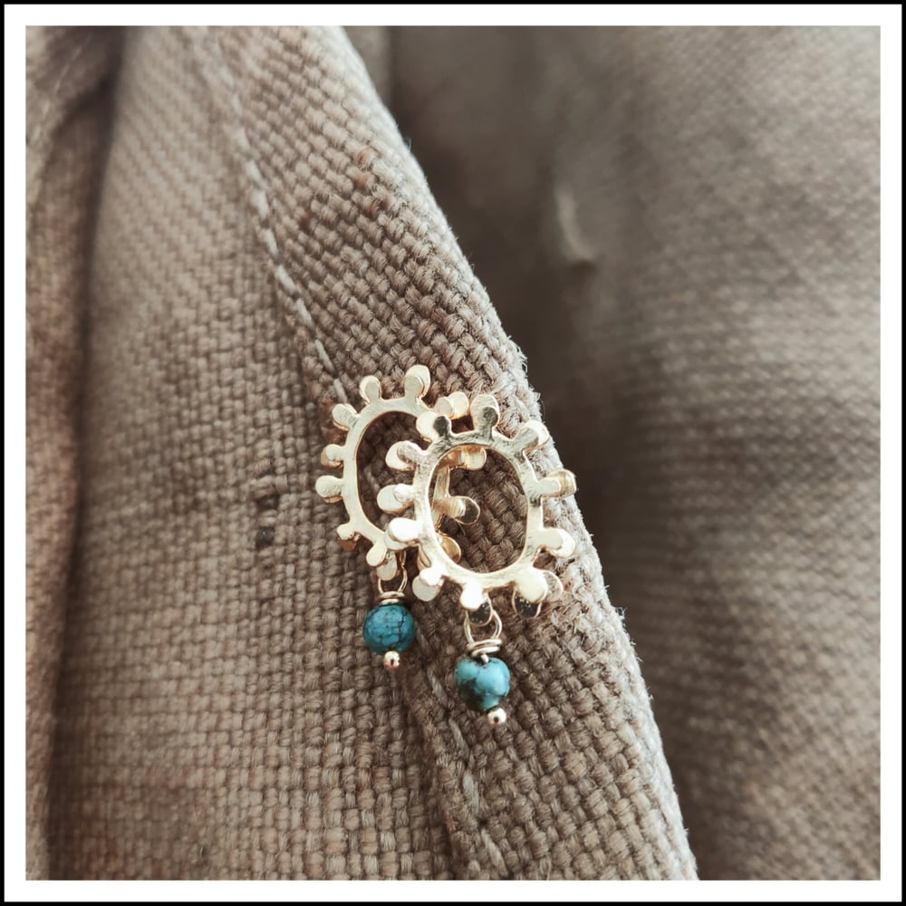 Image of Turquoise Eclipse Studs