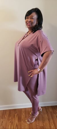 Image 3 of You're a Super Woman 2pc tunic pant set 