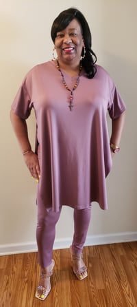 Image 2 of You're a Super Woman 2pc tunic pant set 