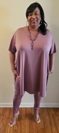 Image 4 of You're a Super Woman 2pc tunic pant set 
