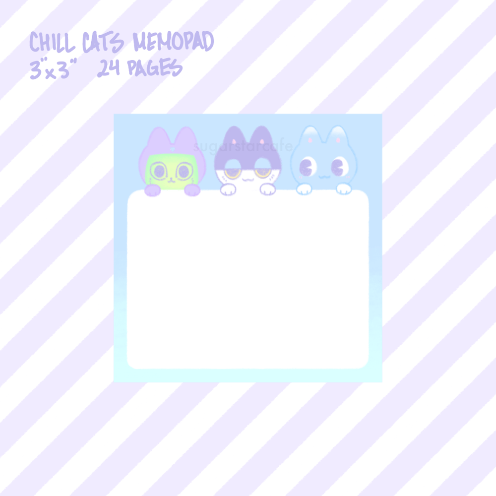 Chill Cat Villagers Memo Sheets
