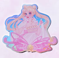 Image 1 of Royalty Serenity 3.5” Matte Holographic Sticker