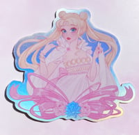 Image 2 of Royalty Serenity 3.5” Matte Holographic Sticker