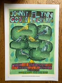 Image 1 of Johnny Flynn and Cosmo Sheldrake Gig Poster